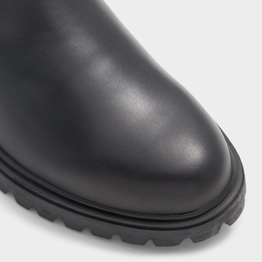 Black Adalitlan Black Women's Casual boots - Chelsea boot, Lug sole | Aldo