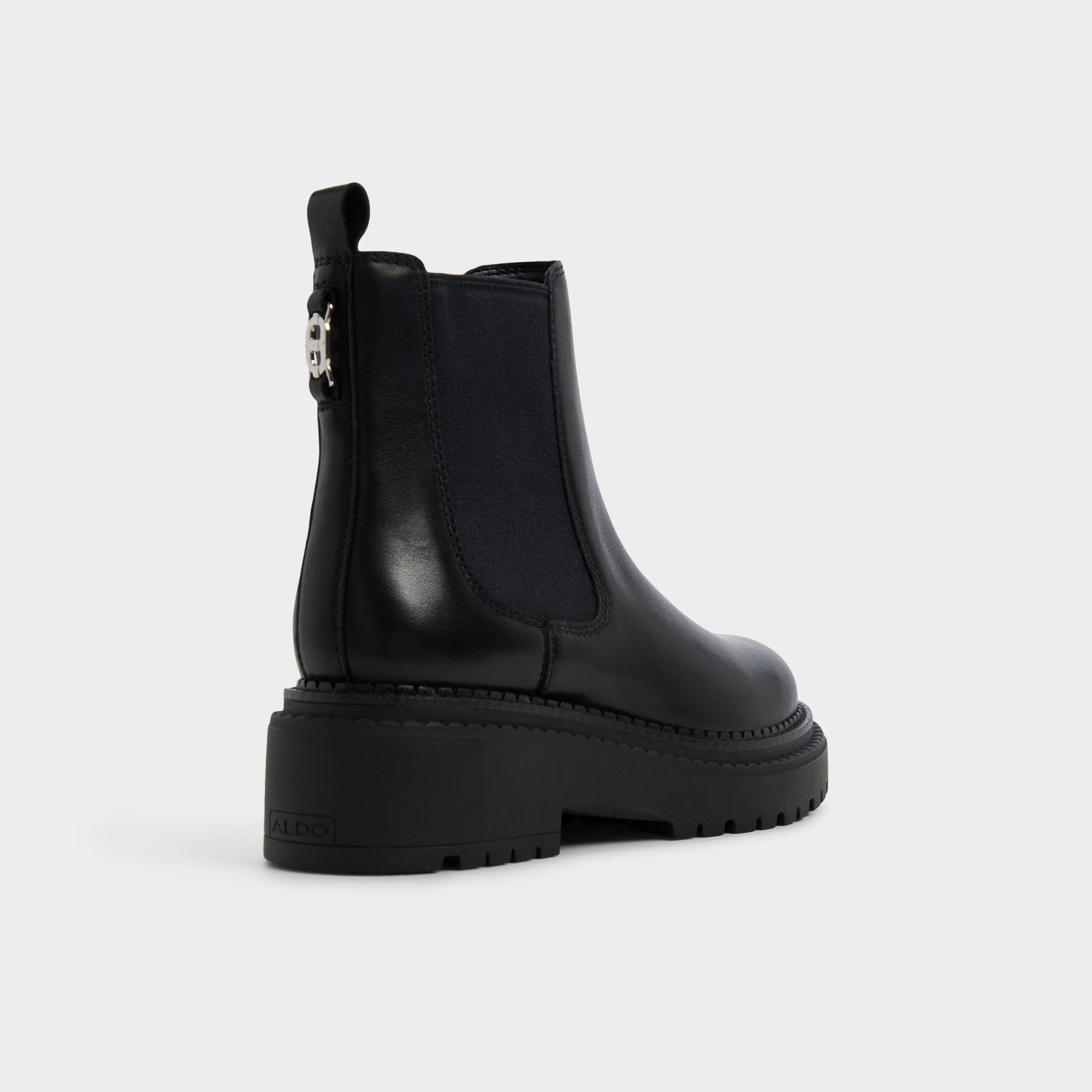 Black Bestina in Black - Chelsea boot, Lug sole | Aldo