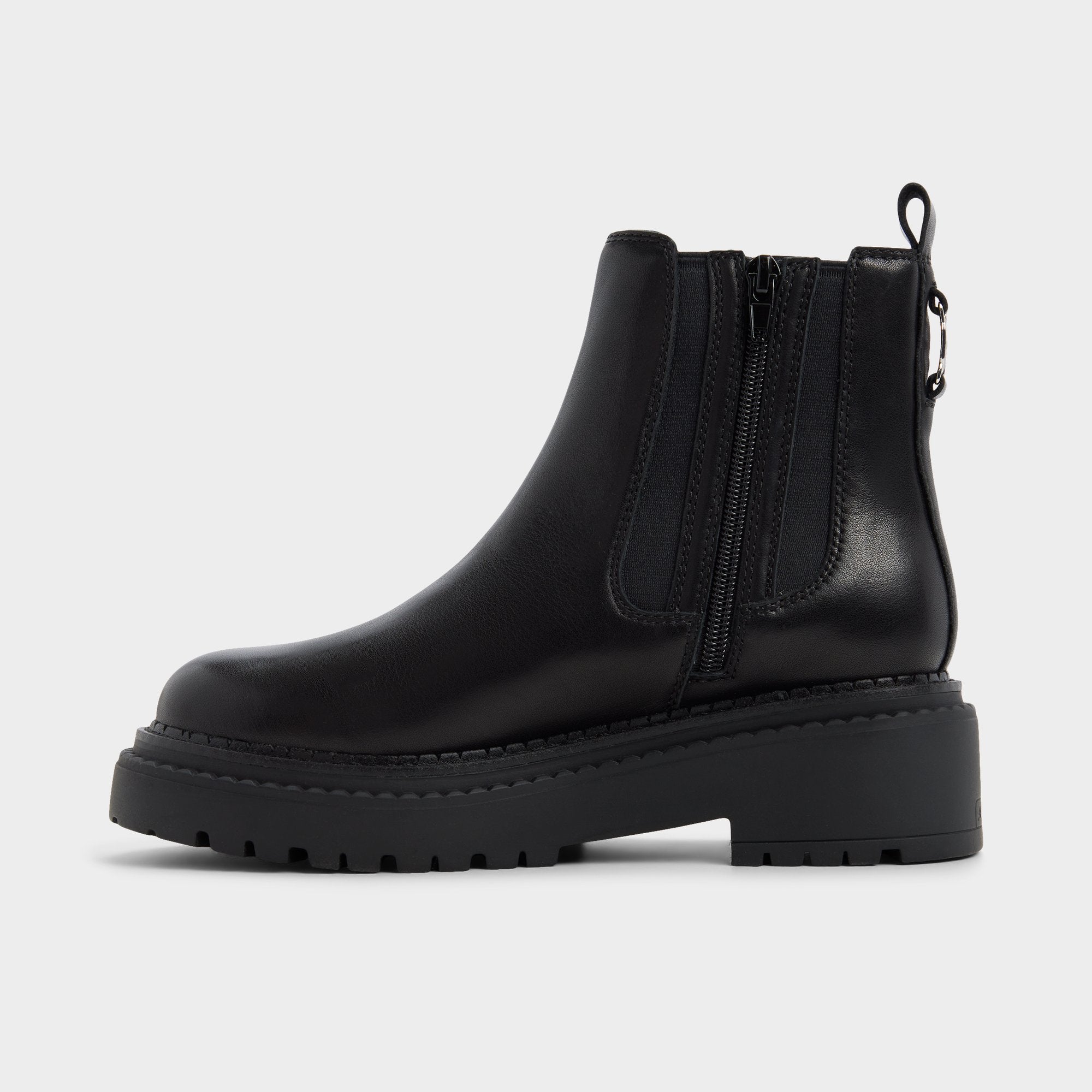 Black Bestina in Black - Chelsea boot, Lug sole | Aldo