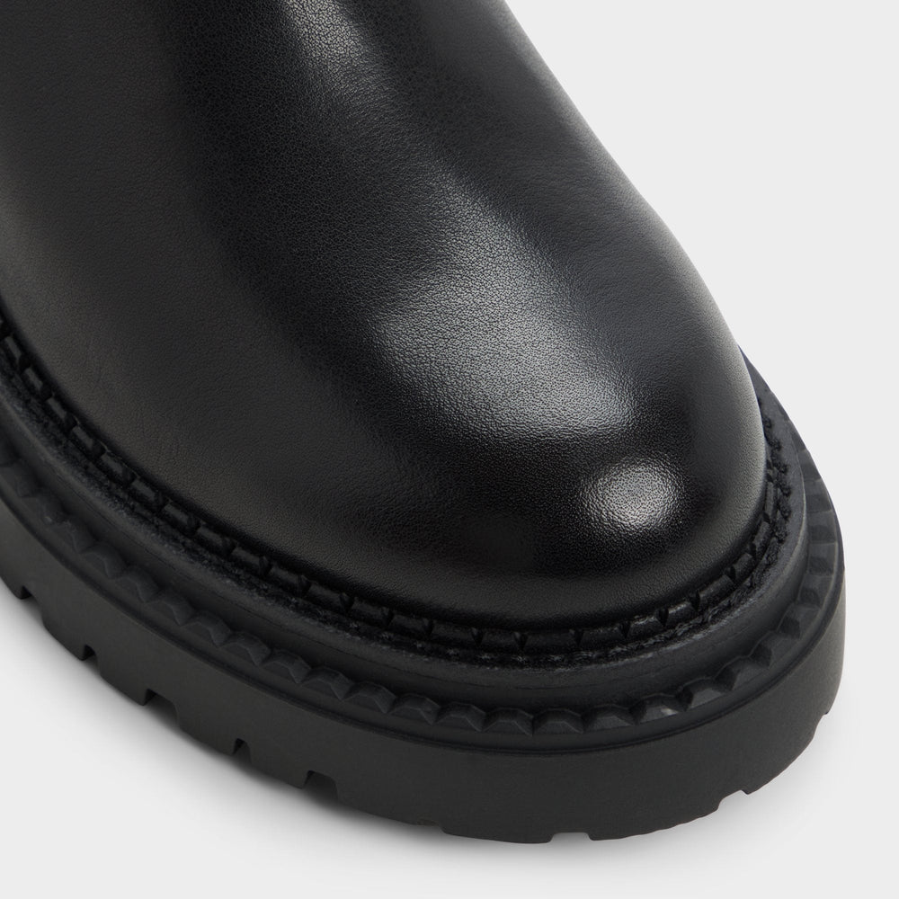 Black Bestina in Black - Chelsea boot, Lug sole | Aldo