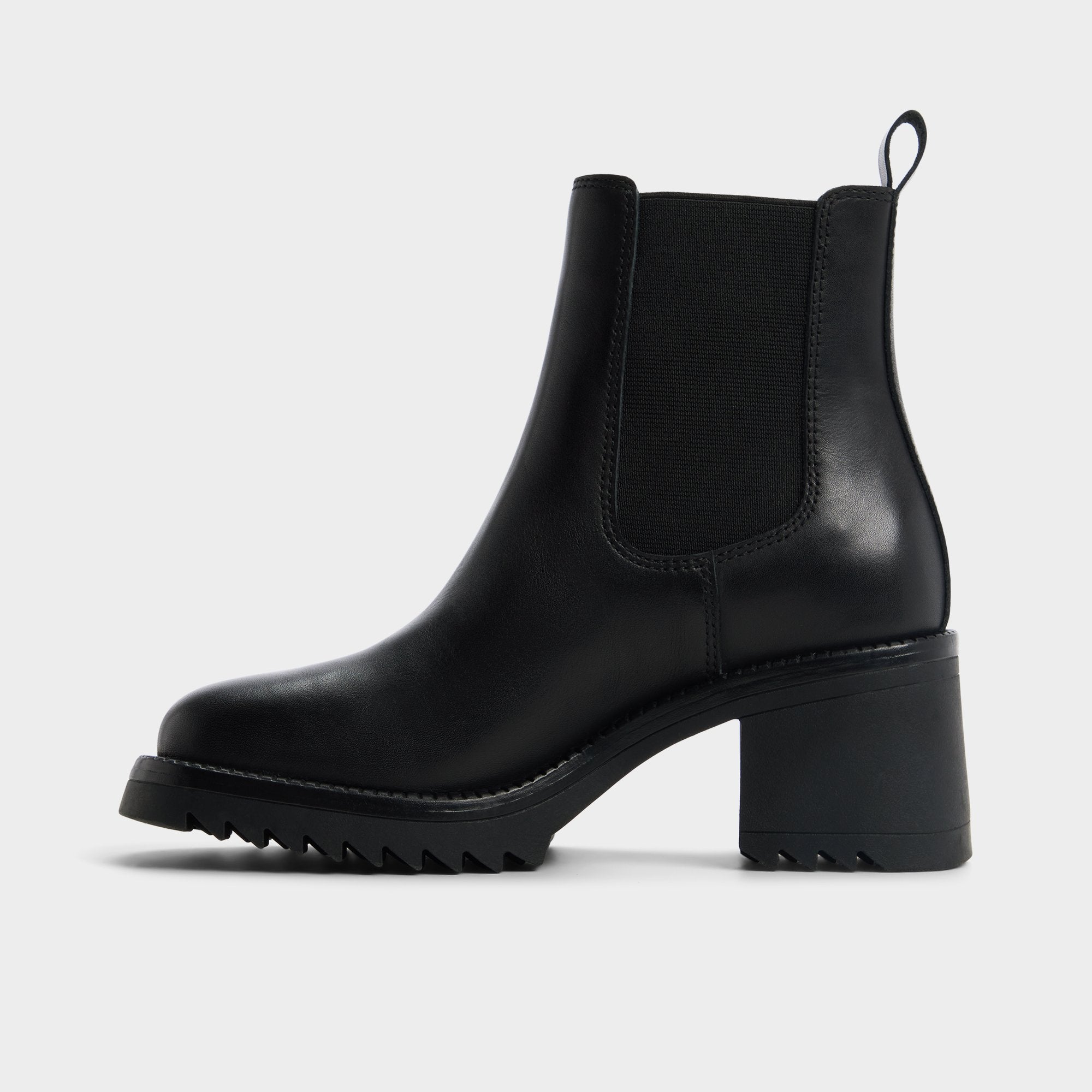 Black Anneliese in Black - Chelsea boot, Lug sole | Aldo