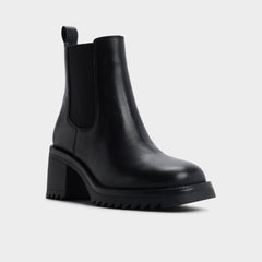 Black Anneliese in Black - Chelsea boot, Lug sole | Aldo