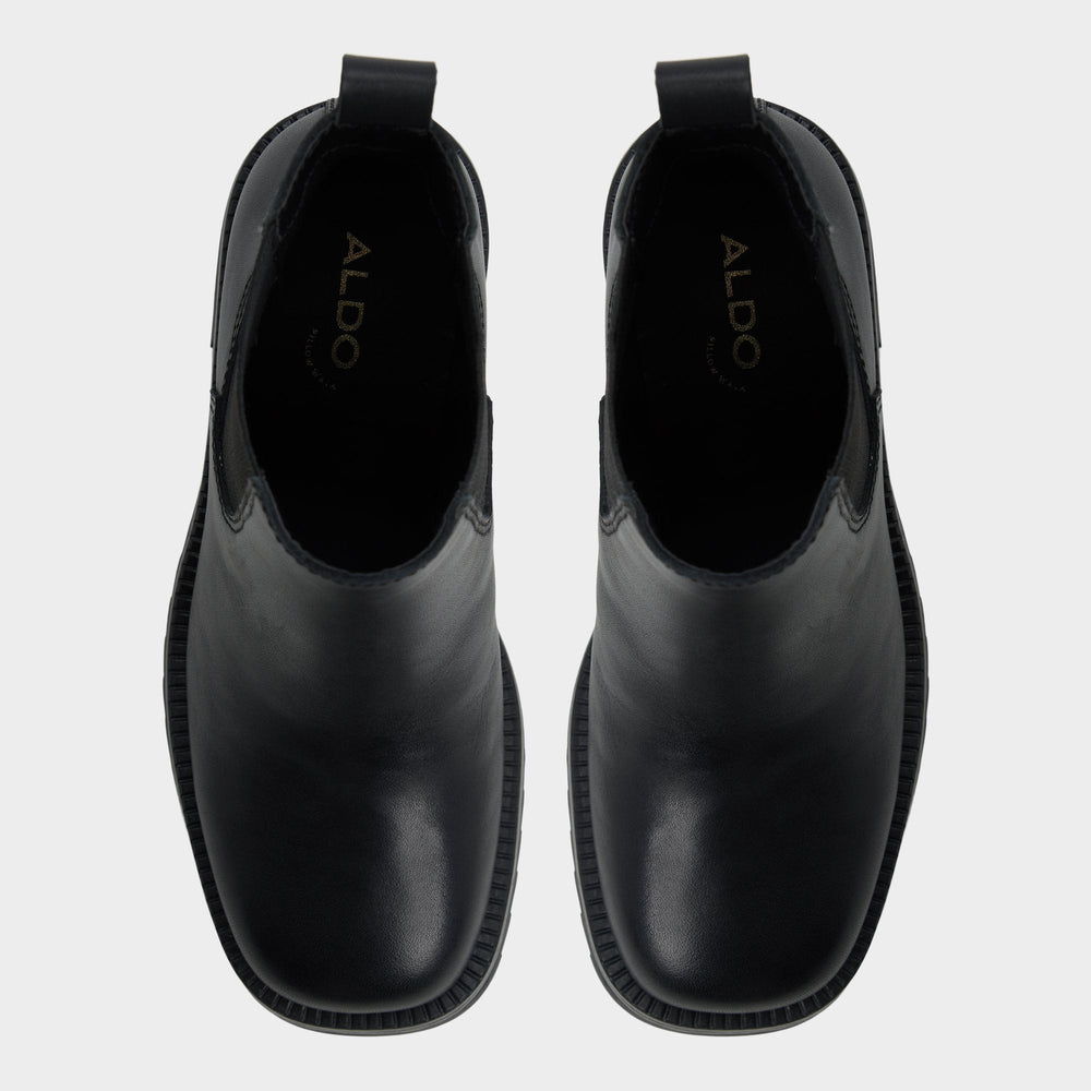 Black Anneliese in Black - Chelsea boot, Lug sole | Aldo
