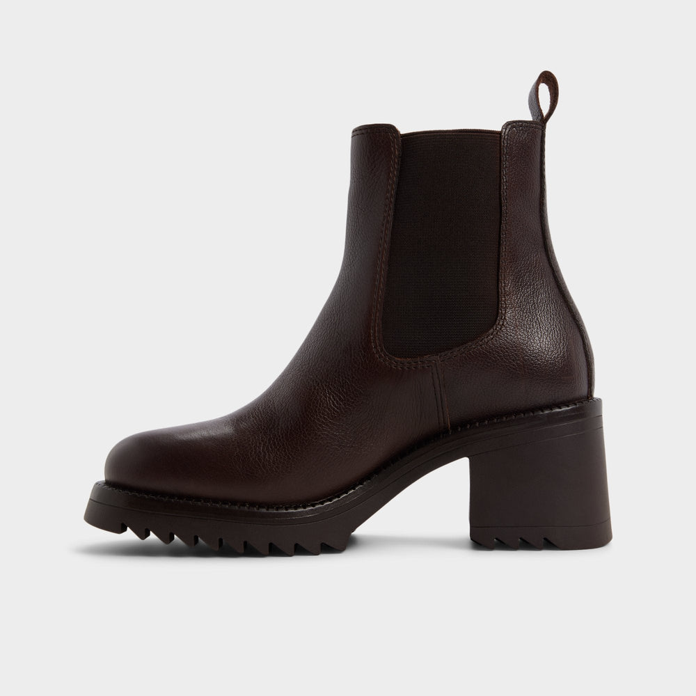 Medium brown Anneliese in Medium Brown - Chelsea boot, Lug sole | Aldo
