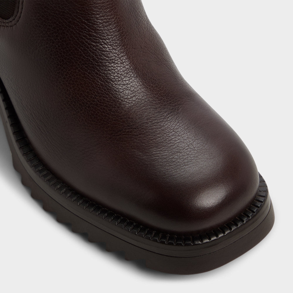 Medium brown Anneliese in Medium Brown - Chelsea boot, Lug sole | Aldo