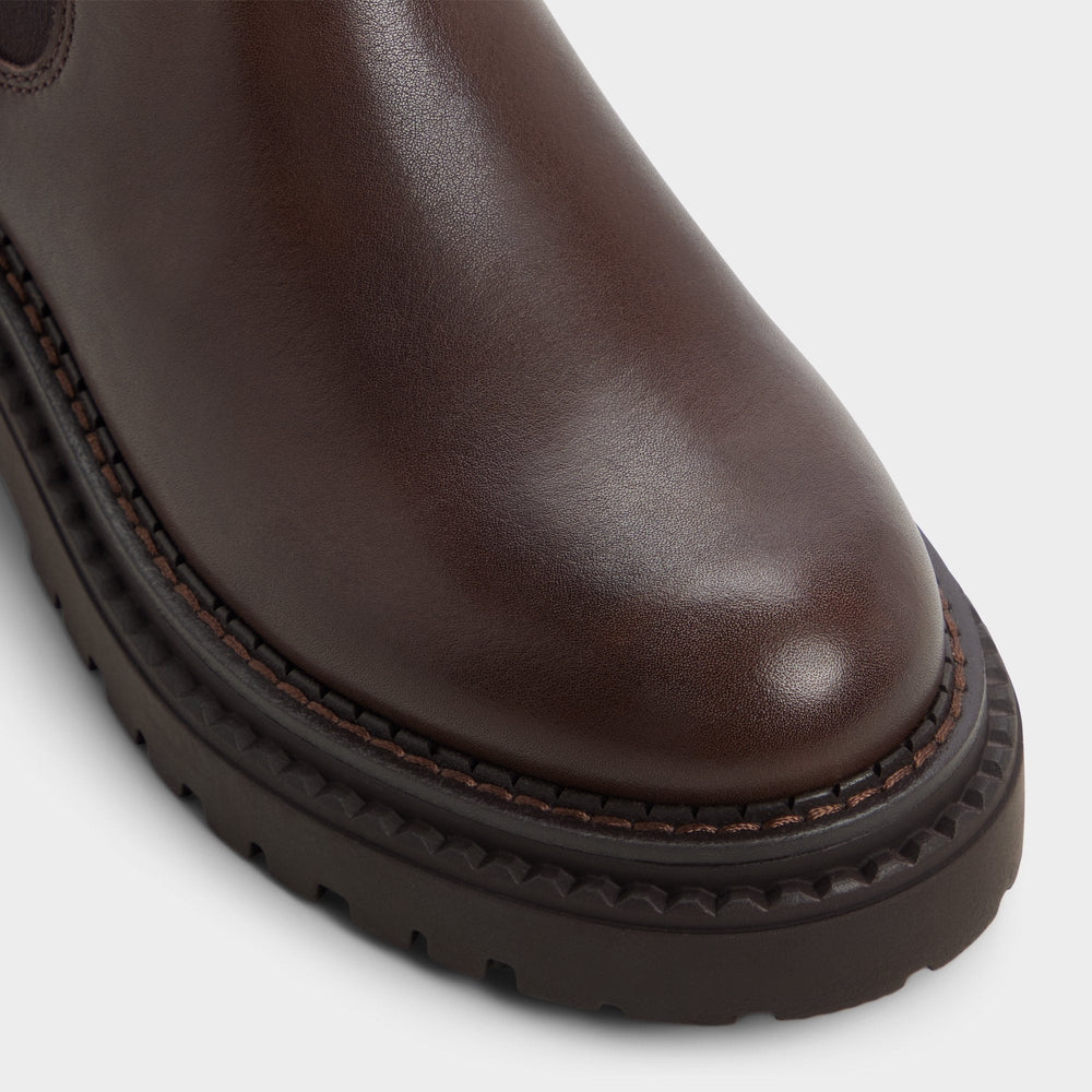 Dark brown Bestina in Dark Brown - Chelsea boot, Lug sole | Aldo