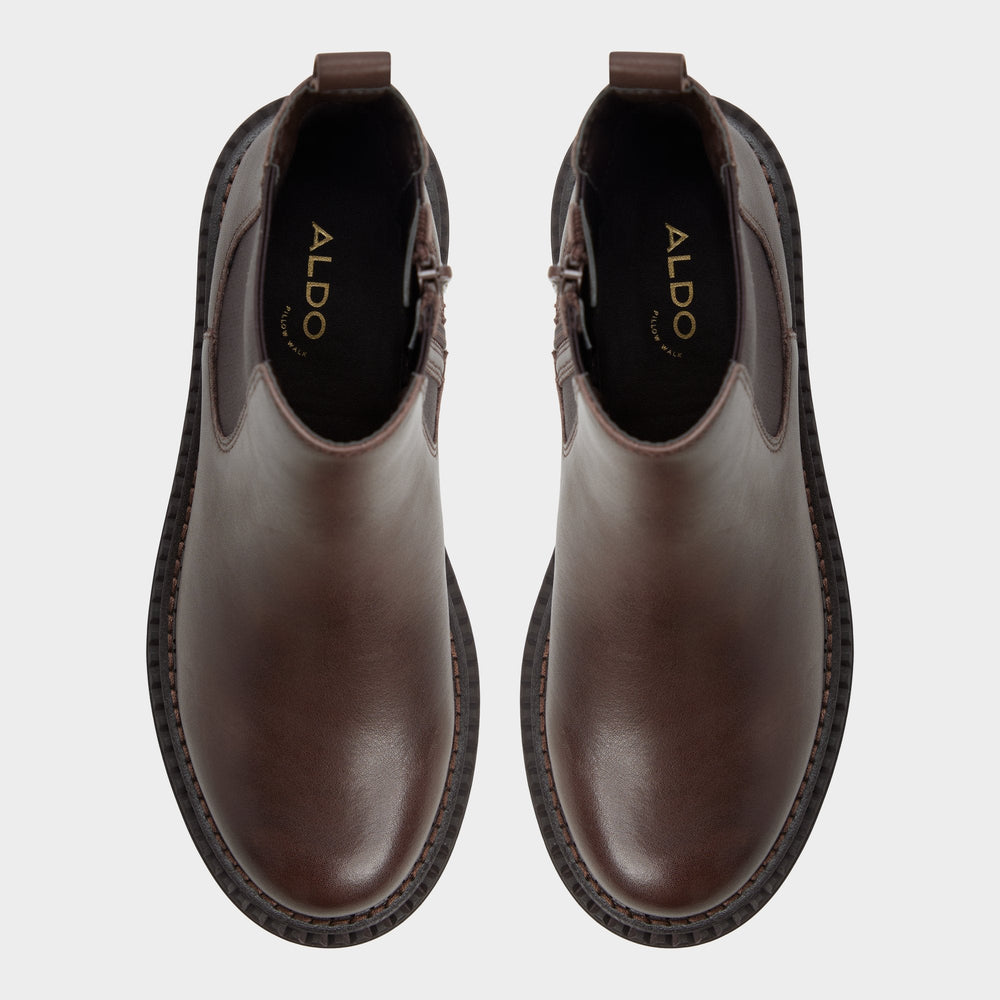 Dark brown Bestina in Dark Brown - Chelsea boot, Lug sole | Aldo