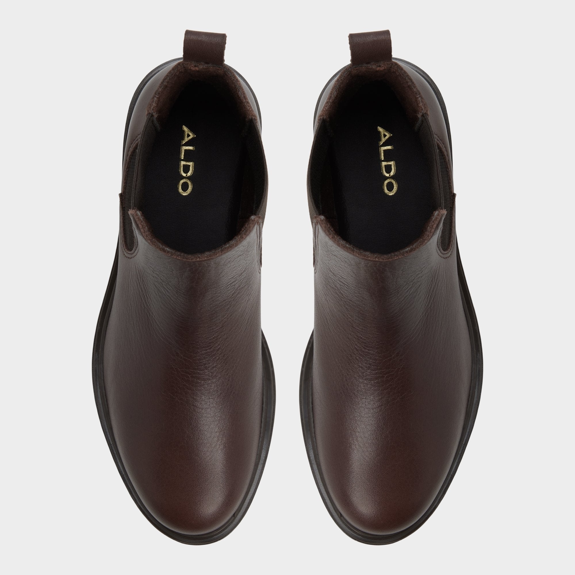 Medium brown Adalitlan in Medium Brown - Chelsea boot, Lug sole | Aldo