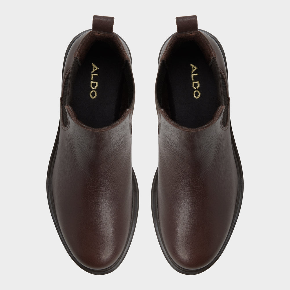 Medium brown Adalitlan in Medium Brown - Chelsea boot, Lug sole | Aldo