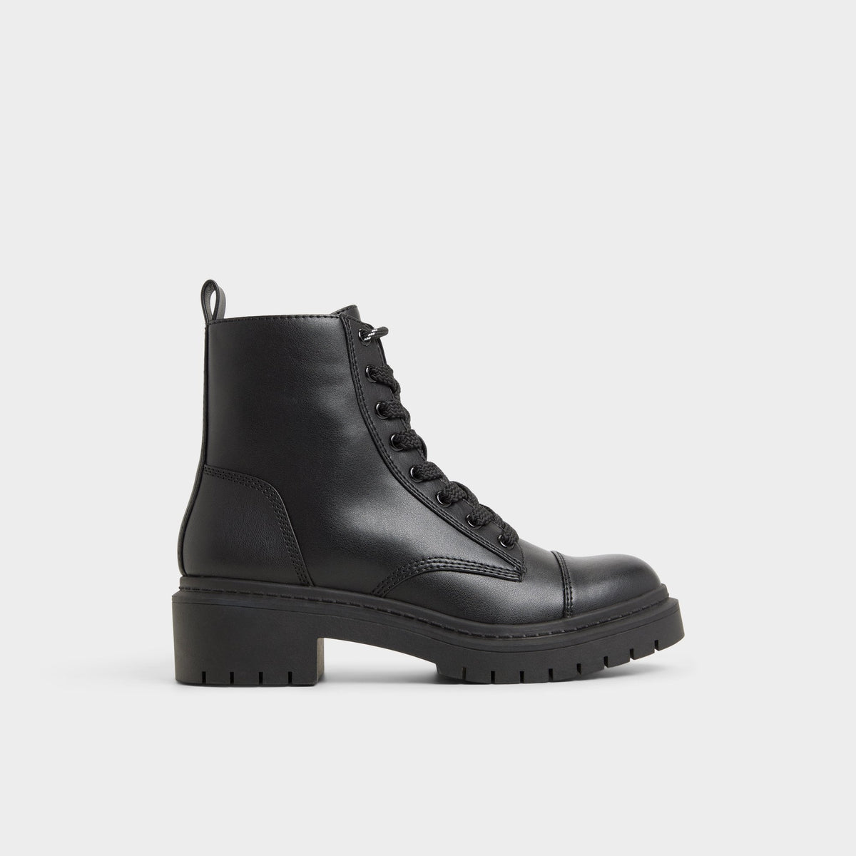 Black Goer Black Women's Casual boots - Combat ankle boot, Lug sole | Aldo