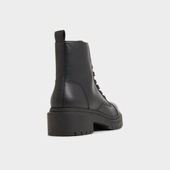 Black Goer Black Women's Casual boots - Combat ankle boot, Lug sole | Aldo