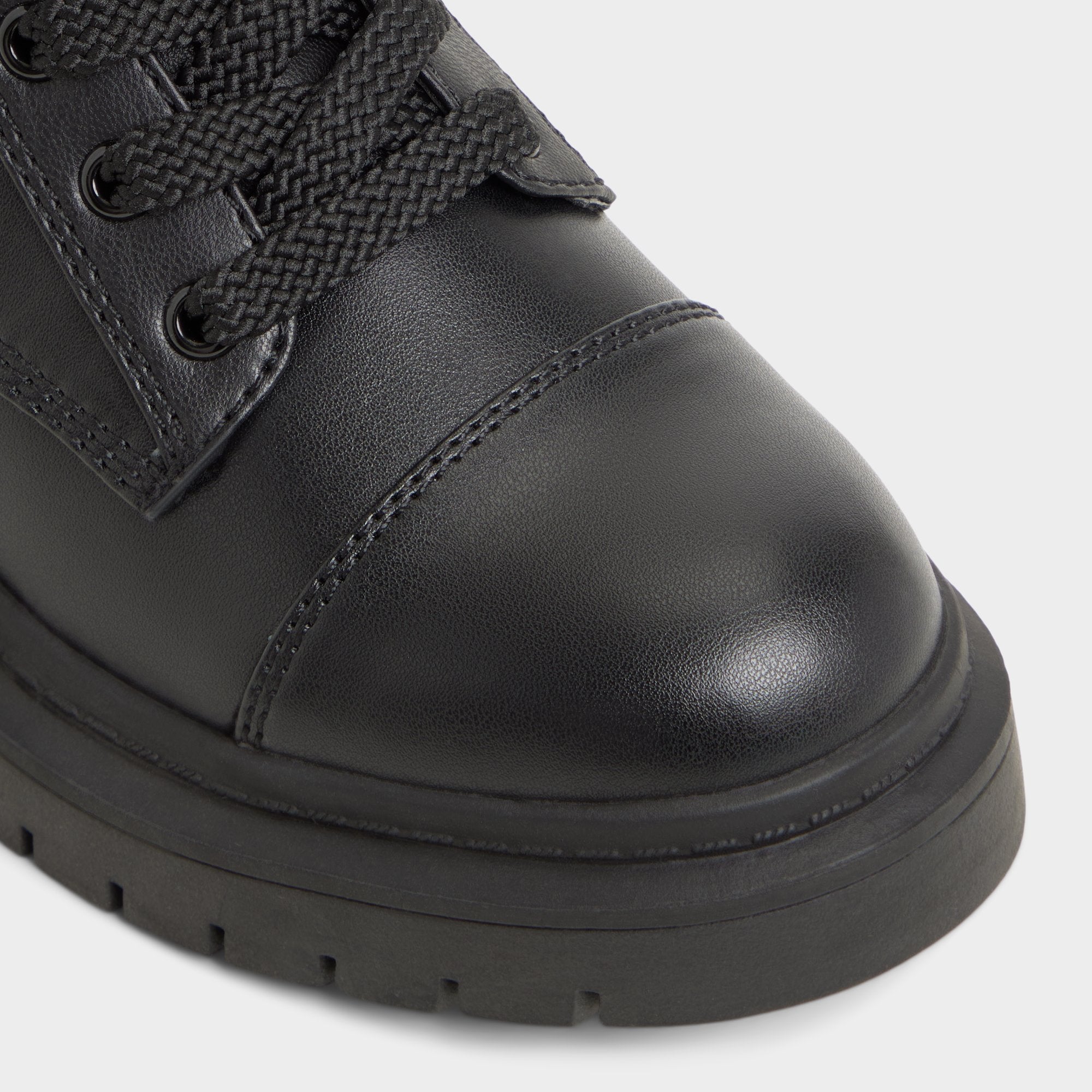 Black Goer Black Women's Casual boots - Combat ankle boot, Lug sole | Aldo