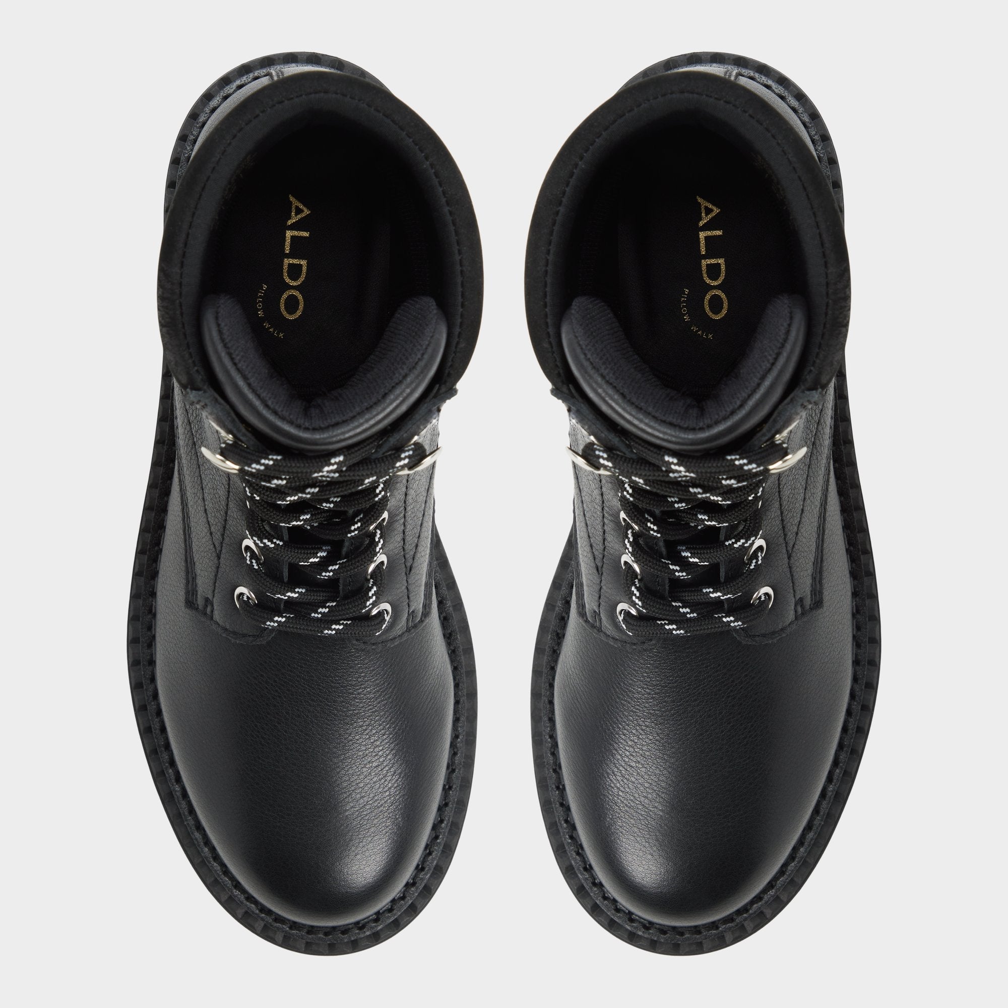 Black Lewellan in Black - Hiking boot, Lug sole | Aldo