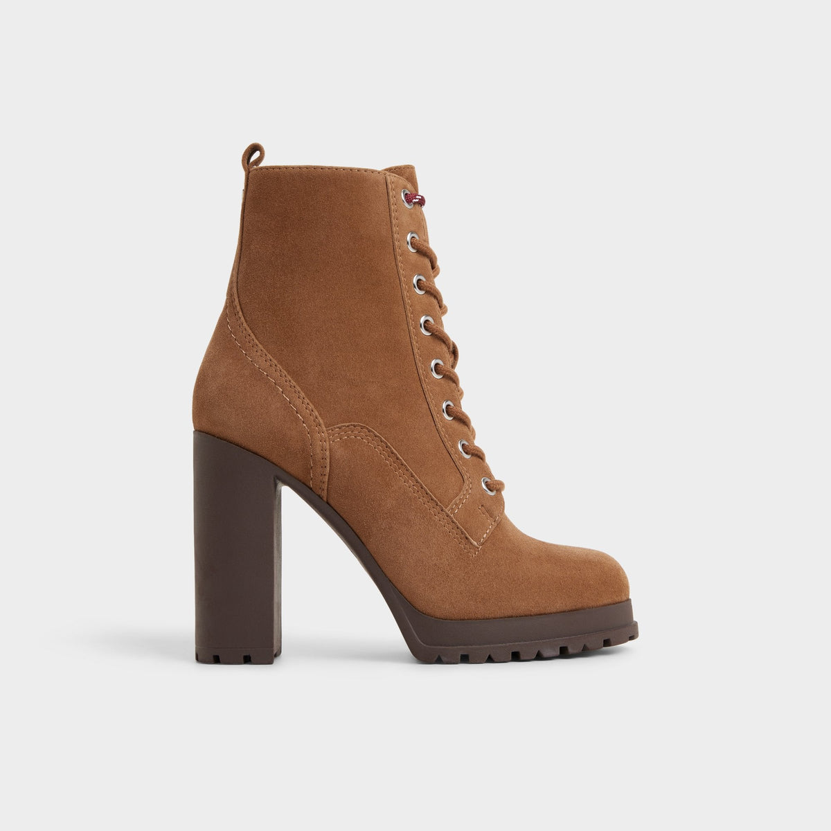 Light brown Rebelliously in Light Brown - Combat ankle boot, Lug sole | Aldo