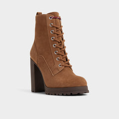 Light brown Rebelliously in Light Brown - Combat ankle boot, Lug sole | Aldo