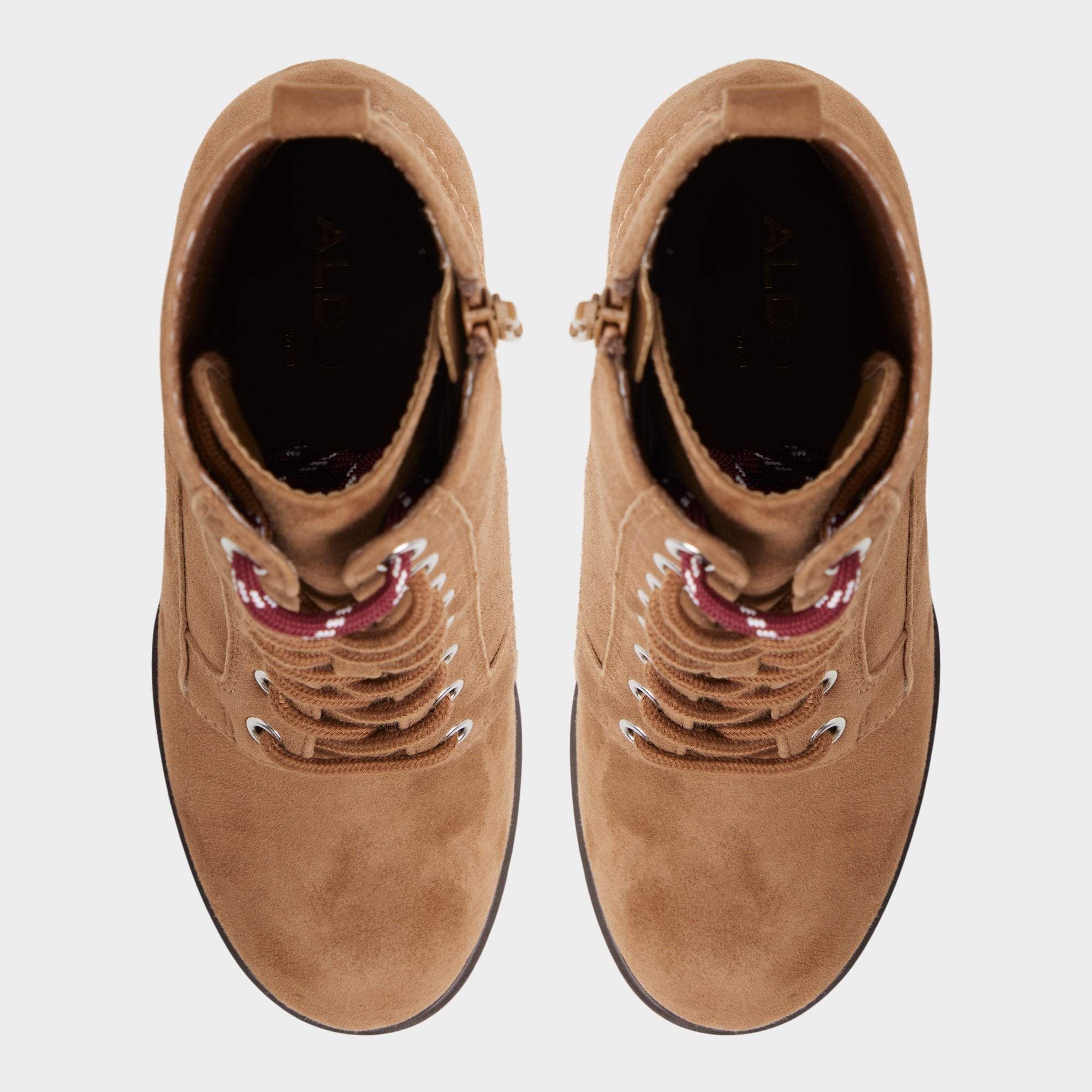 Light brown Rebelliously in Light Brown - Combat ankle boot, Lug sole | Aldo