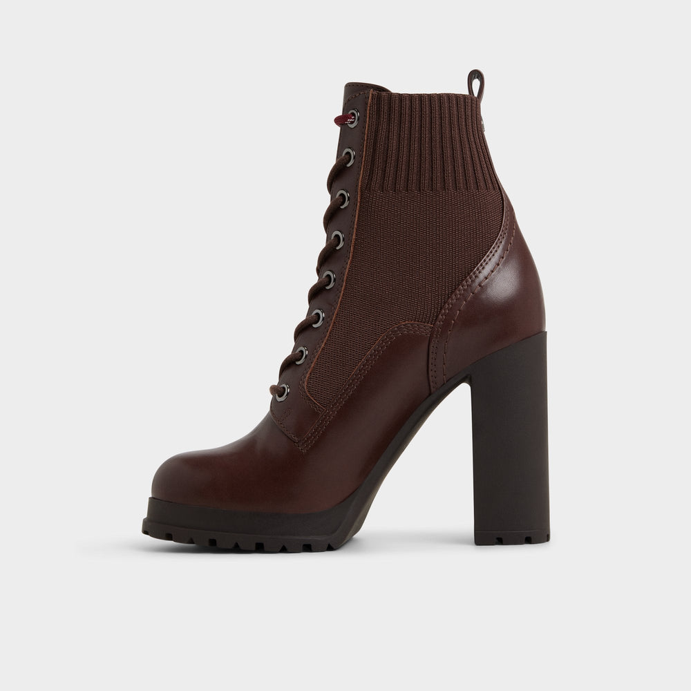 Other brown Rebellious in Other Brown - Combat ankle boot, Lug sole | Aldo