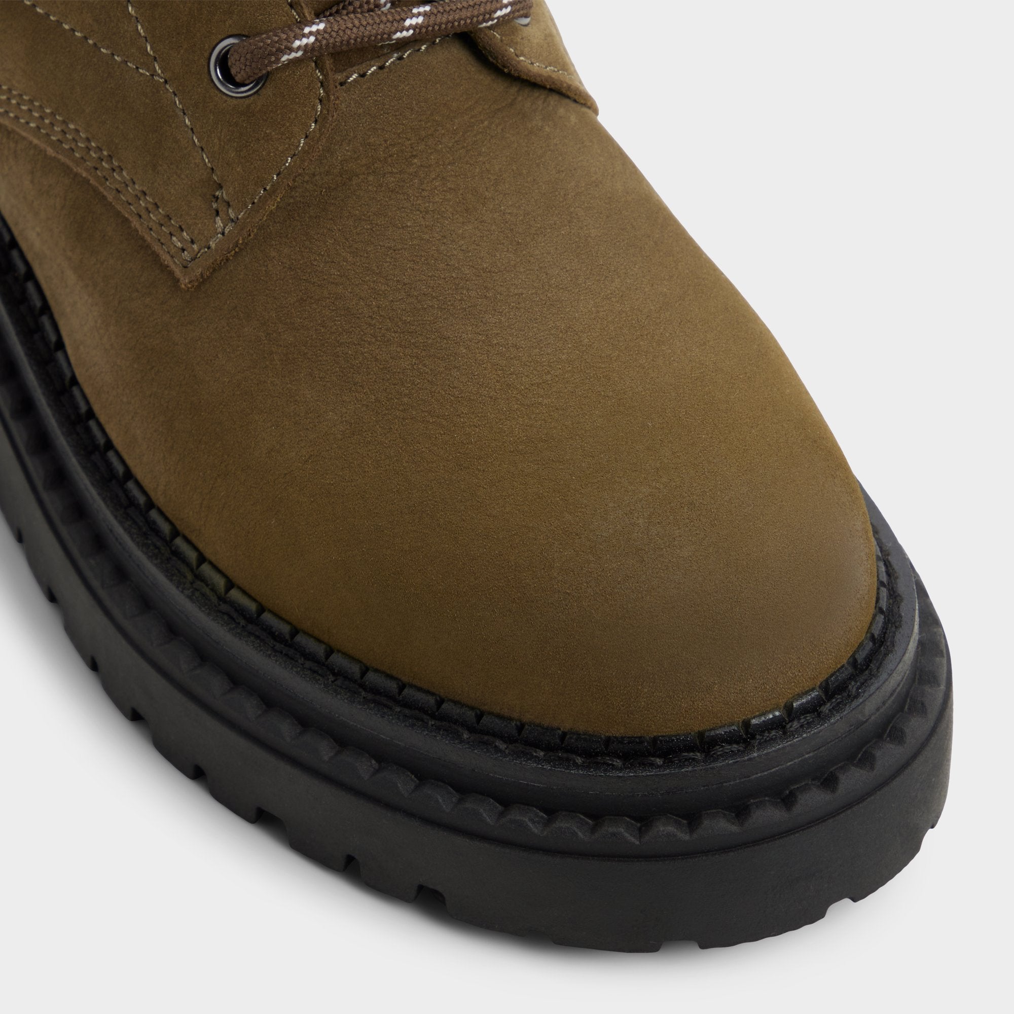 Dark green Lewellan in Dark Green - Hiking boot, Lug sole | Aldo