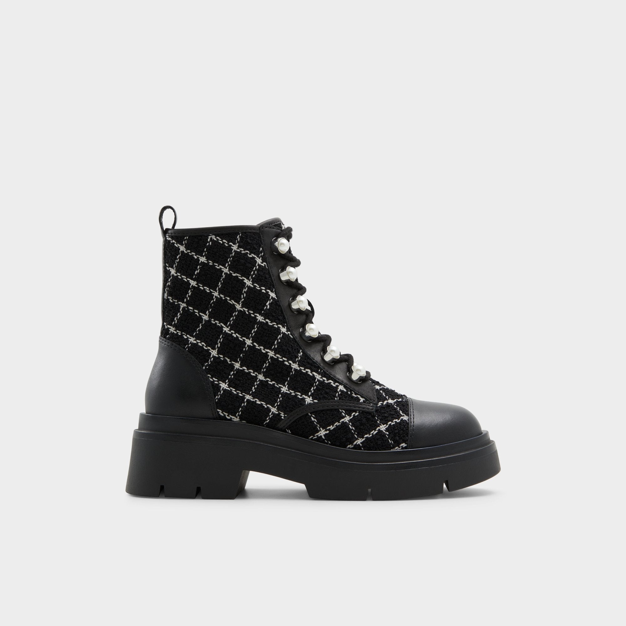 Other black Marthia in Other Black - Combat ankle boot, Black | Aldo
