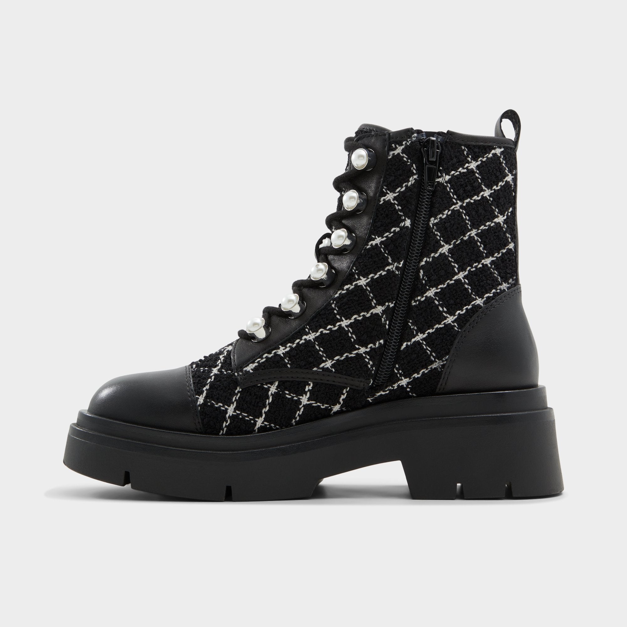 Other black Marthia in Other Black - Combat ankle boot, Black | Aldo