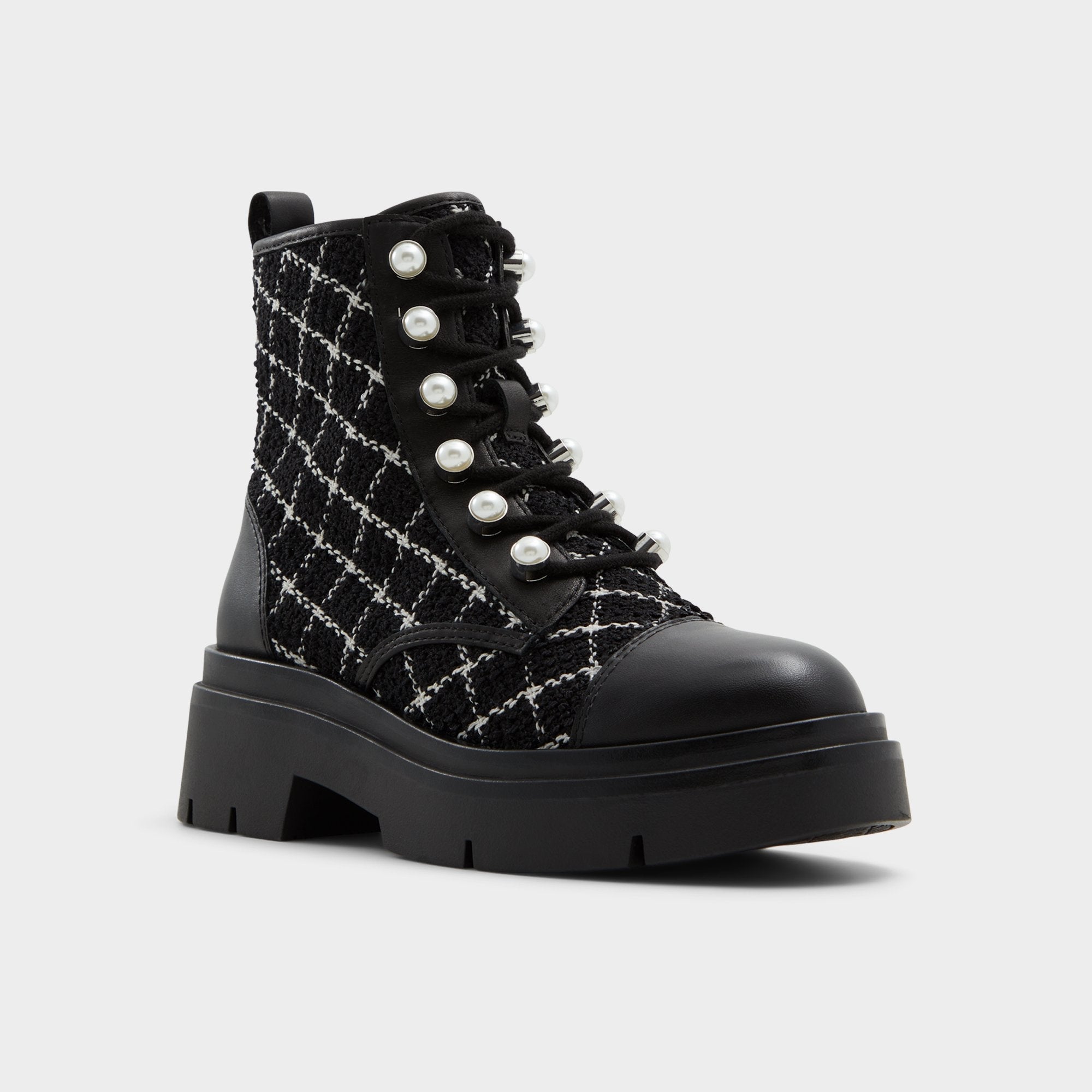 Other black Marthia in Other Black - Combat ankle boot, Black | Aldo