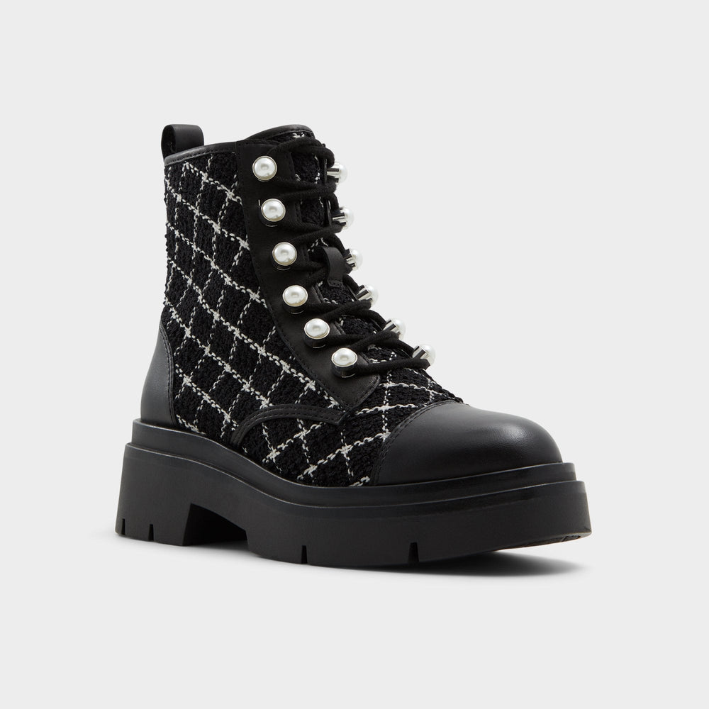 Other black Marthia in Other Black - Combat ankle boot, Black | Aldo