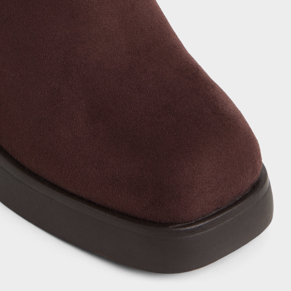 Dark Brown Auster in Dark Brown - Knee-high boot, Platform | Aldo