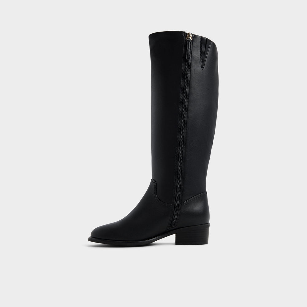 Black Kaydienh in Wc Black - Knee-high boot, Block heel | Aldo