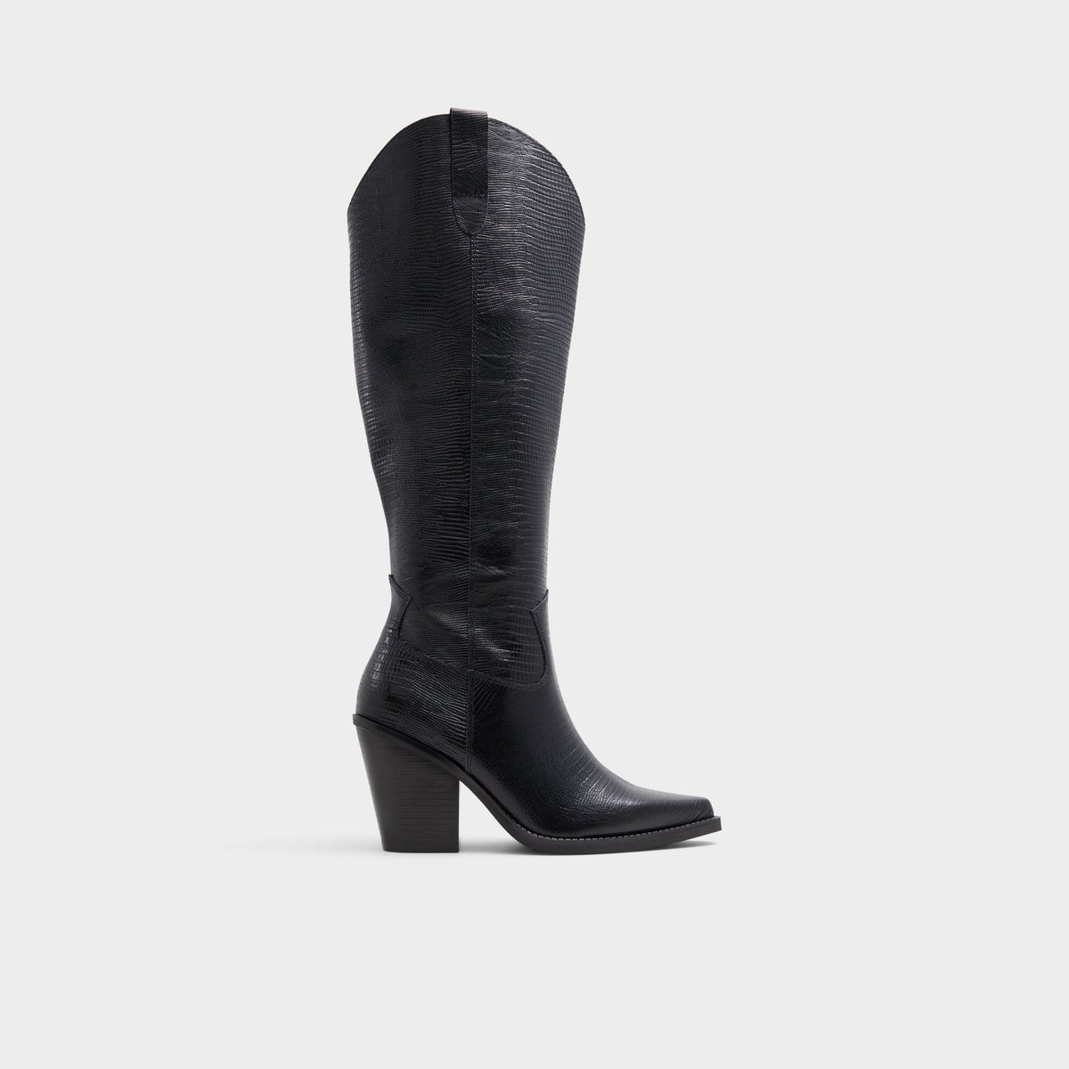 Black Nevada-wc Black Women's Western - Western knee-high boot, Black | Aldo