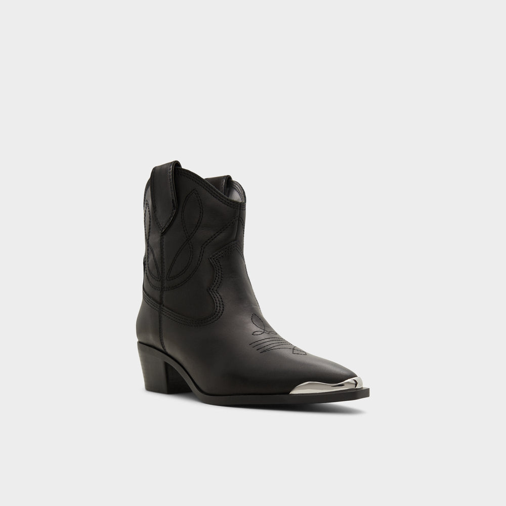 Black Valley Black Women's Western - Western boot, Block heel | Aldo