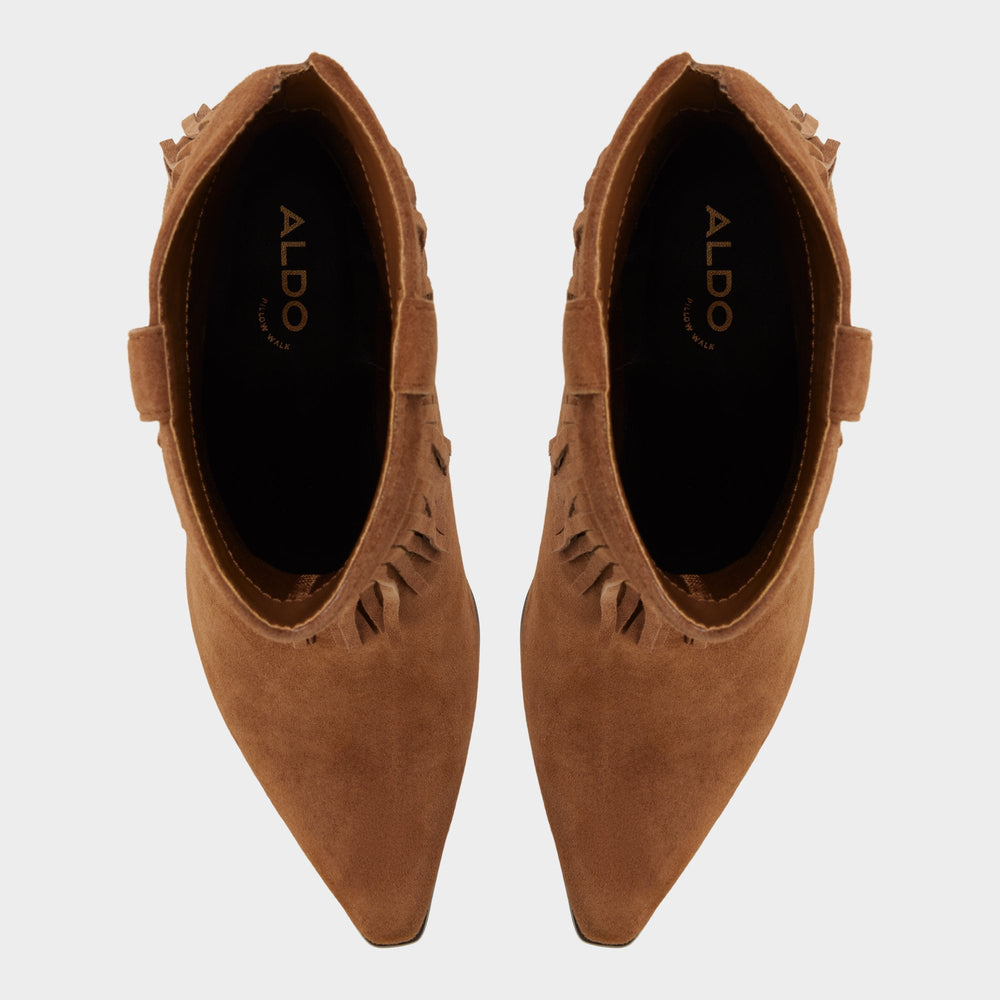 Dark Brown Jollene in Dark Brown - Western boot, Block heel | Aldo