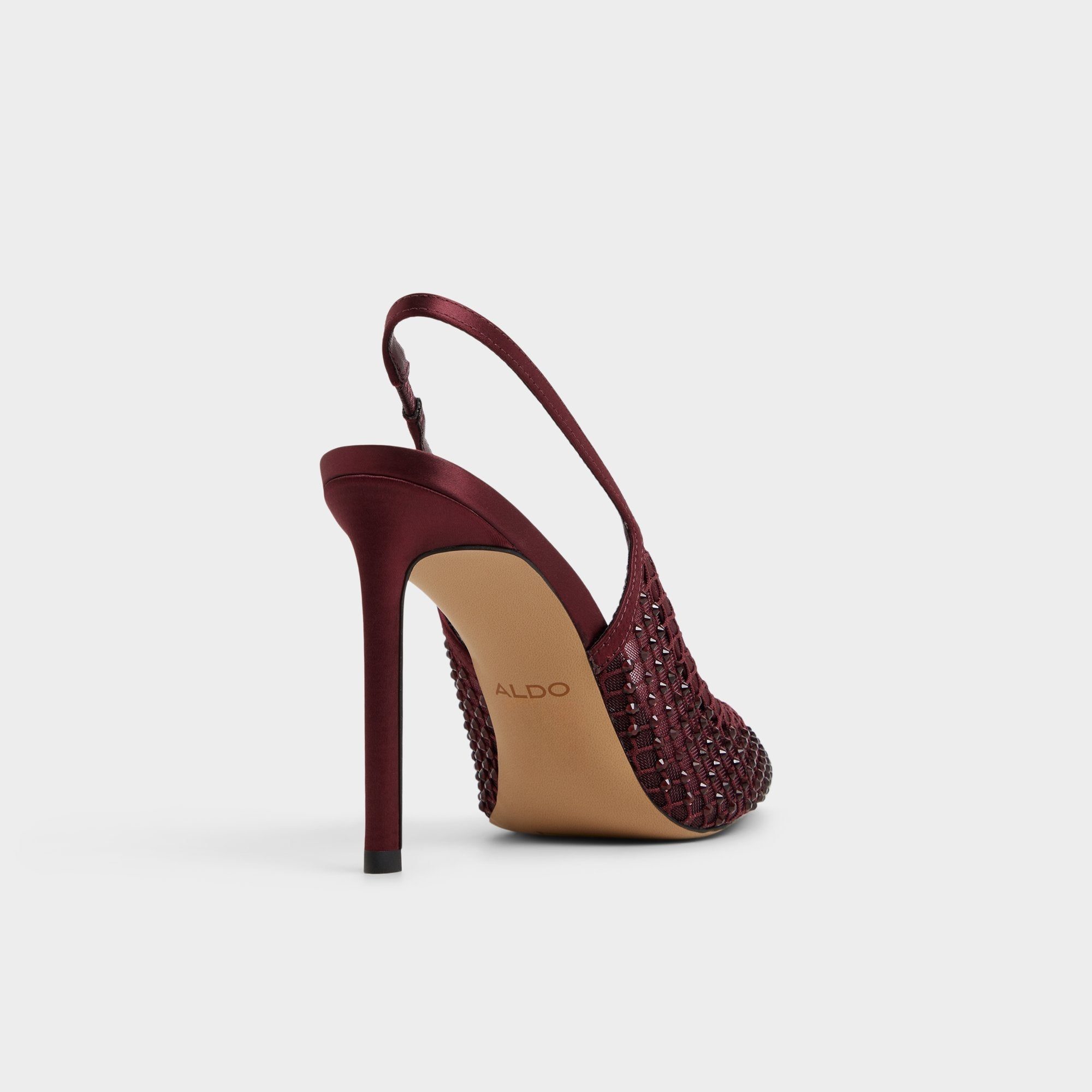Burgundy Marciana in Burgundy 14151906 - Slingback heel, Stiletto heel | Aldo
