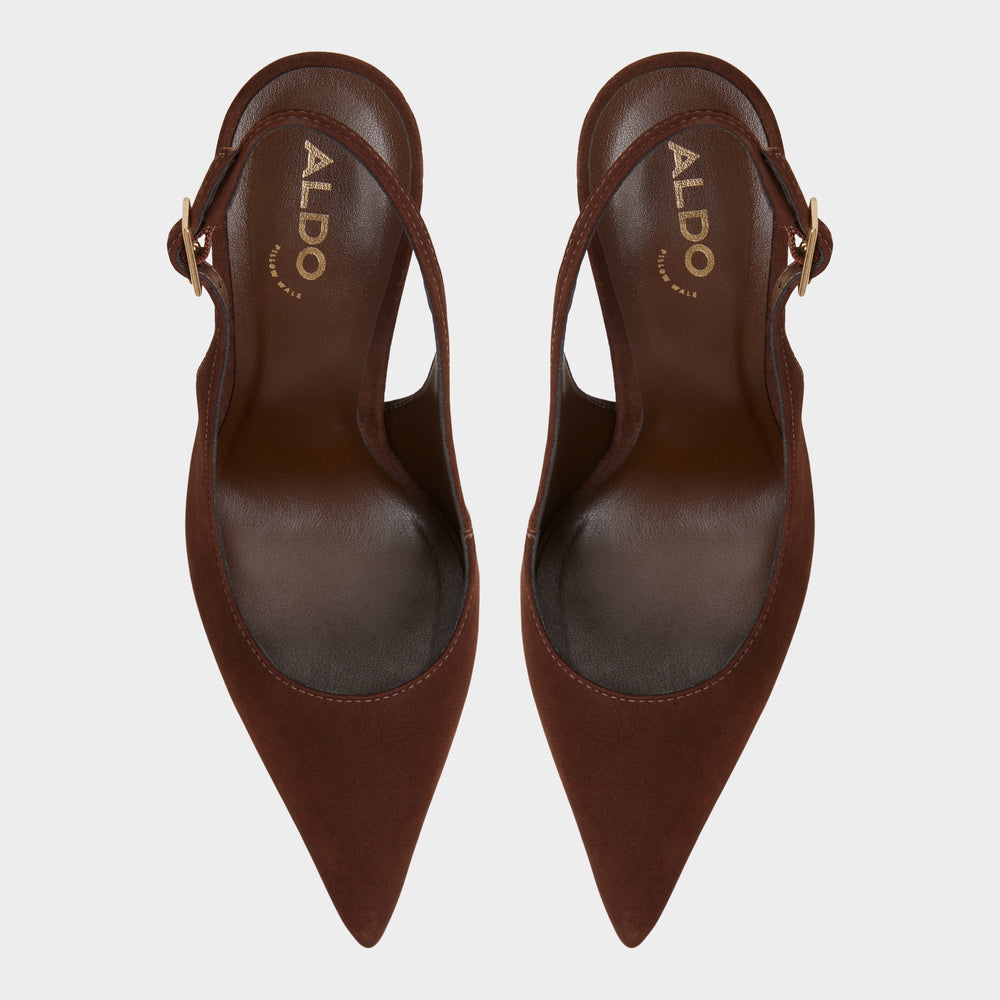 Dark Brown Stessysling in Dark Brown 14163419 - Slingback heel, Stiletto heel | Aldo