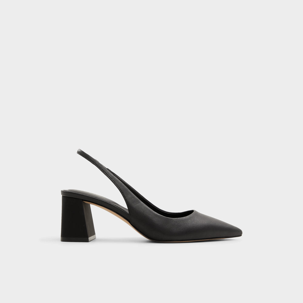 Black Uliana Black Women's Block heels - Slingback heel, Block heel | Aldo