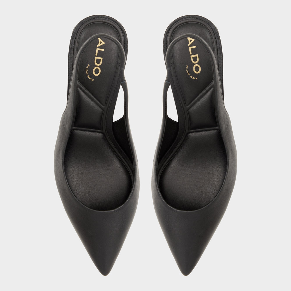 Black Uliana Black Women's Block heels - Slingback heel, Block heel | Aldo