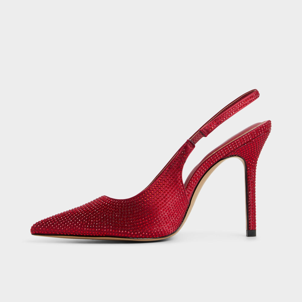 Dark red Lovebloom in Dark Red 14151889 - Slingback heel, Stiletto heel | Aldo
