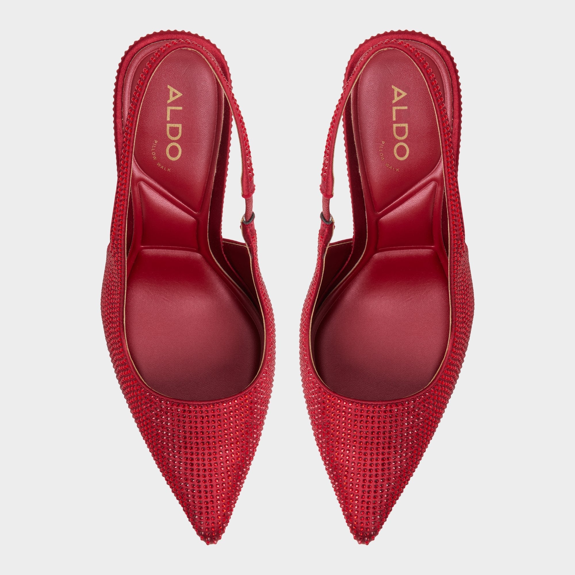 Dark red Lovebloom in Dark Red 14151889 - Slingback heel, Stiletto heel | Aldo