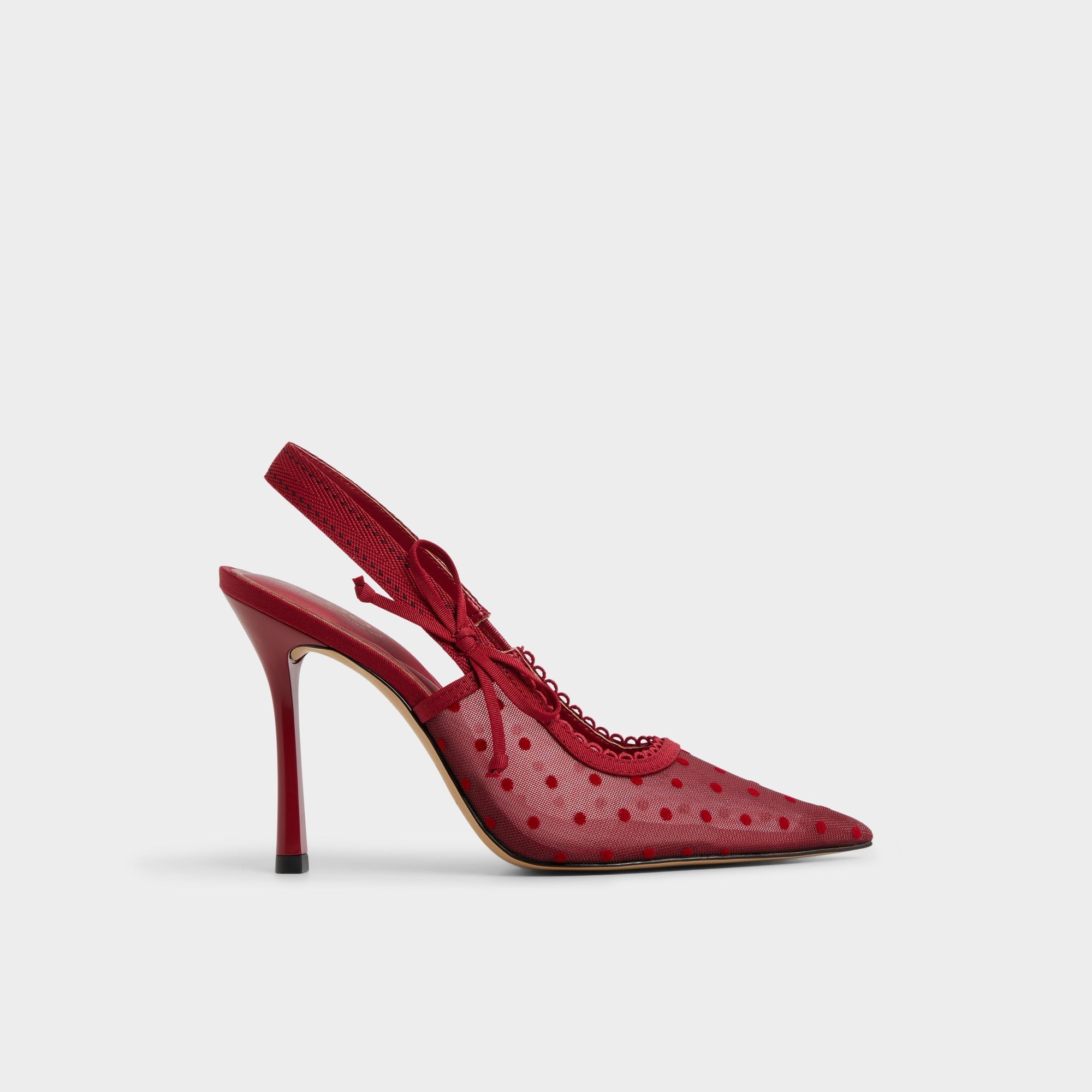 Dark red Hennie in Dark Red 14151902 - Slingback heel, Stiletto heel | Aldo