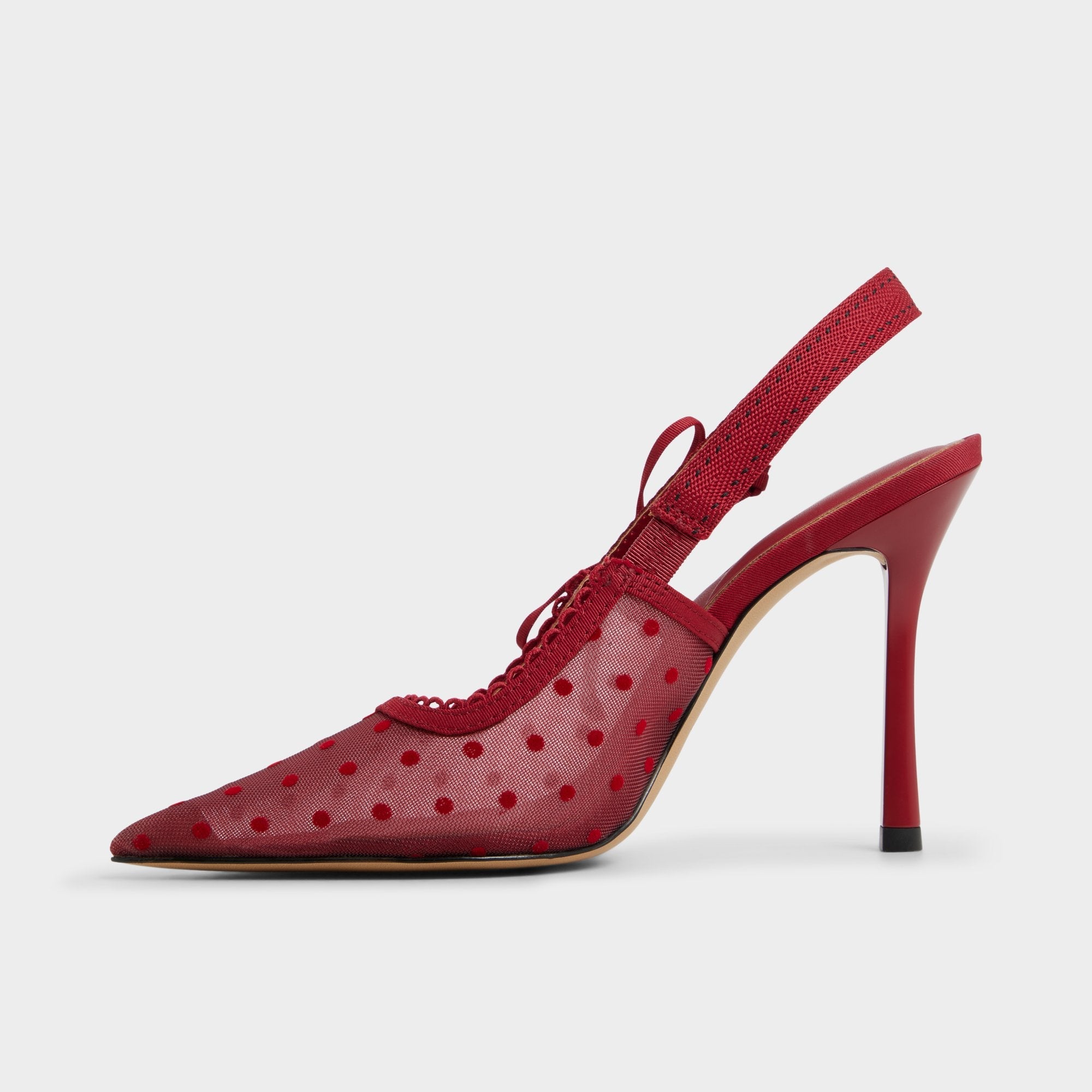 Dark red Hennie in Dark Red 14151902 - Slingback heel, Stiletto heel | Aldo