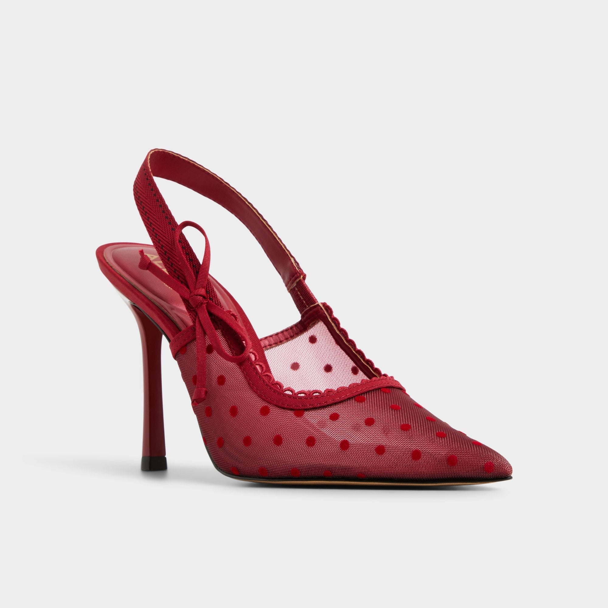 Dark red Hennie in Dark Red 14151902 - Slingback heel, Stiletto heel | Aldo