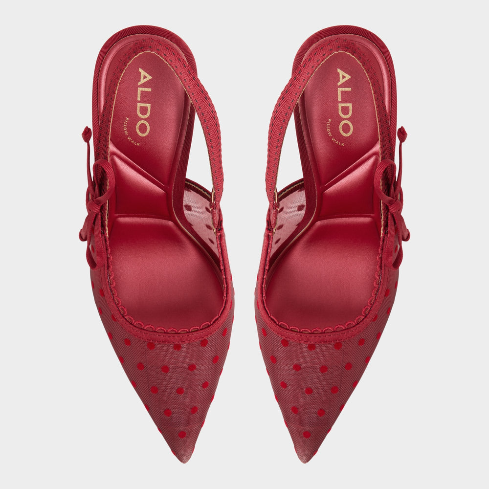 Dark red Hennie in Dark Red 14151902 - Slingback heel, Stiletto heel | Aldo