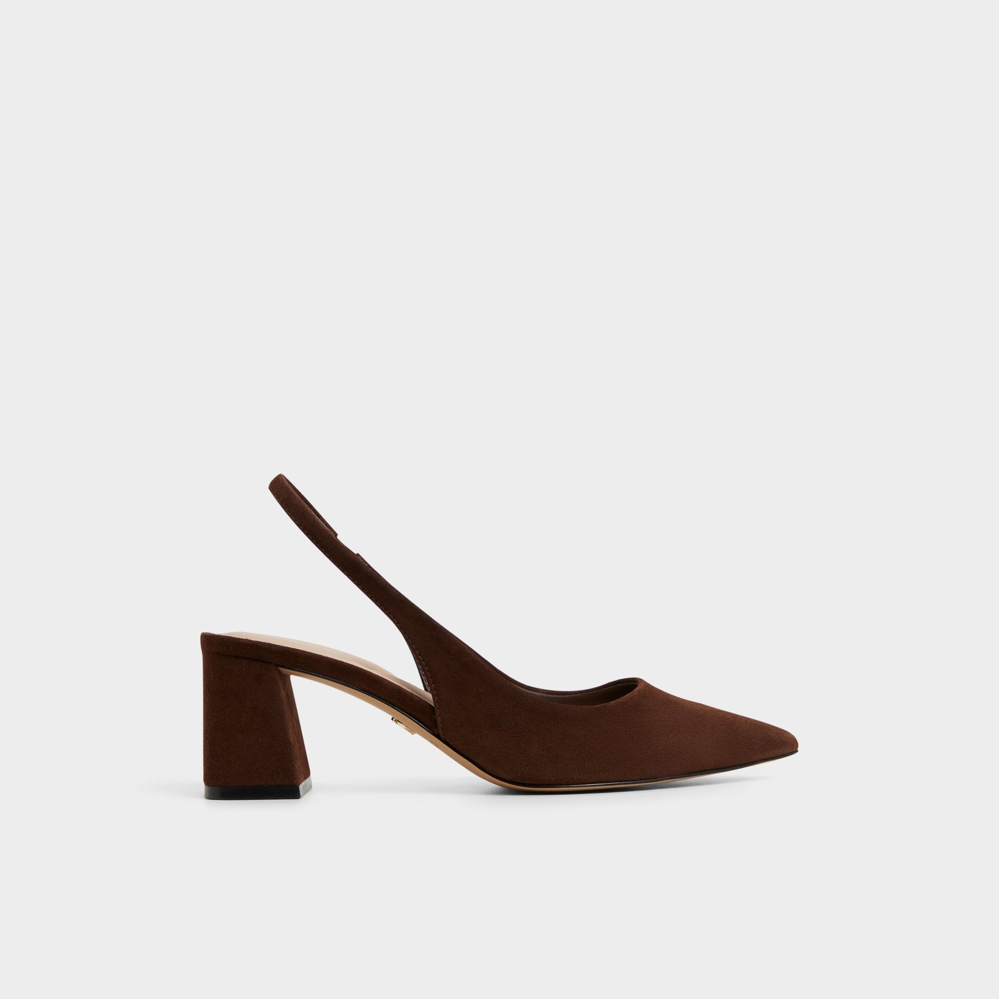 Dark brown Uliana in Dark Brown - Slingback heel, Block heel | Aldo