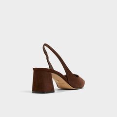 Dark brown Uliana in Dark Brown - Slingback heel, Block heel | Aldo