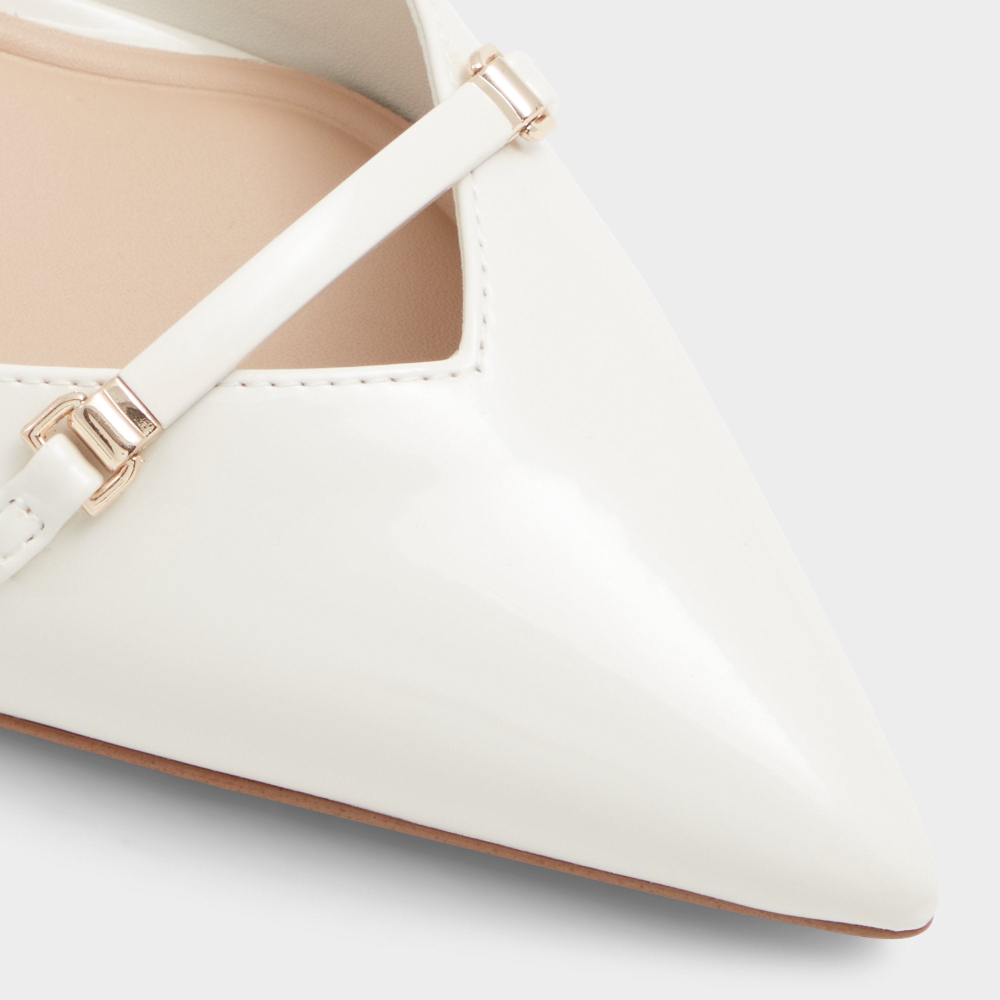 White/bone Nailah White/Bone Women's Kitten heels - Slingback heel, Kitten heel | Aldo