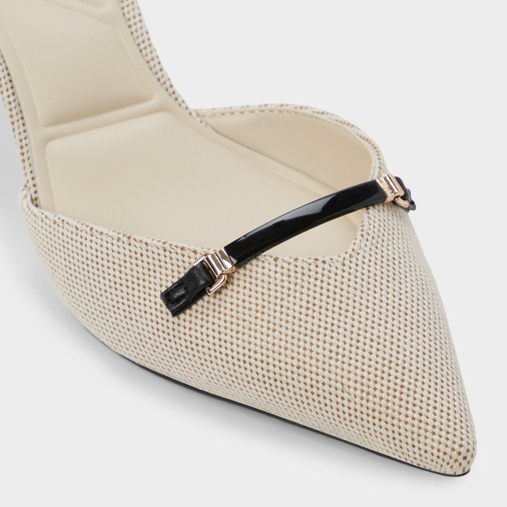 Open natural Nailah Open Natural Women's Kitten heels - Slingback heel, Kitten heel | Aldo