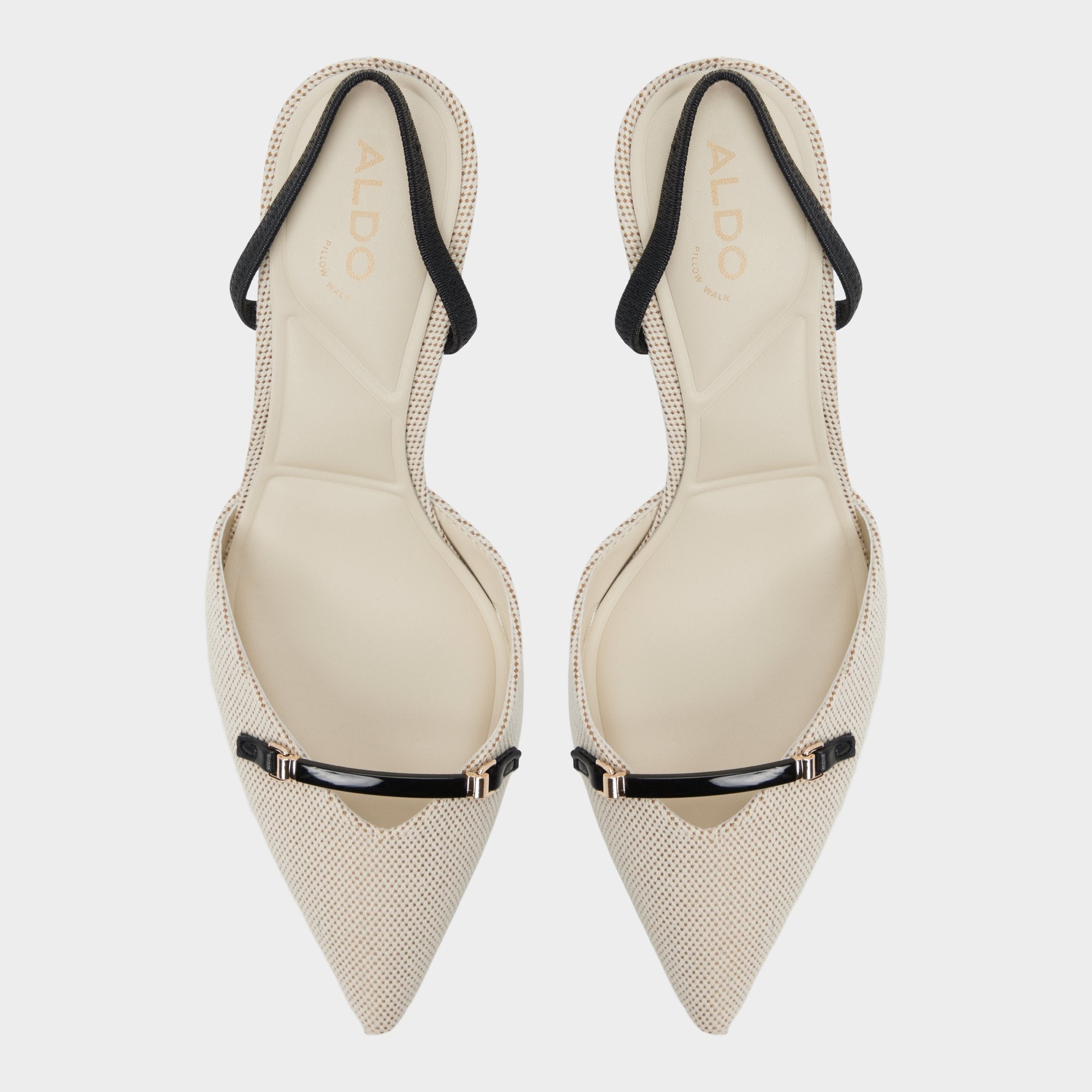 Open natural Nailah Open Natural Women's Kitten heels - Slingback heel, Kitten heel | Aldo
