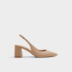 Beige Uliana Beige Women's Block heels - Slingback heel, Block heel | Aldo