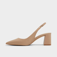 Beige Uliana Beige Women's Block heels - Slingback heel, Block heel | Aldo