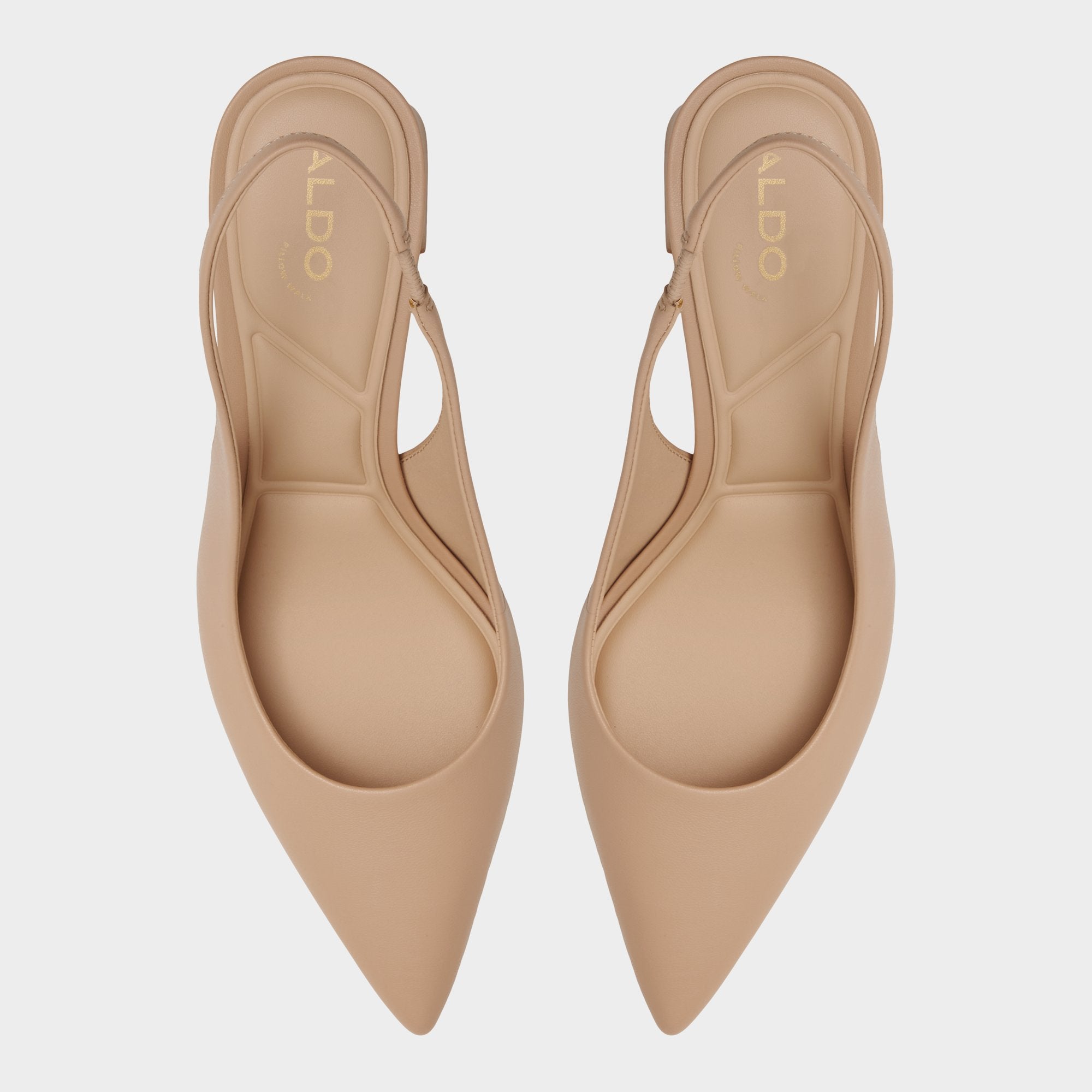 Beige Uliana Beige Women's Block heels - Slingback heel, Block heel | Aldo