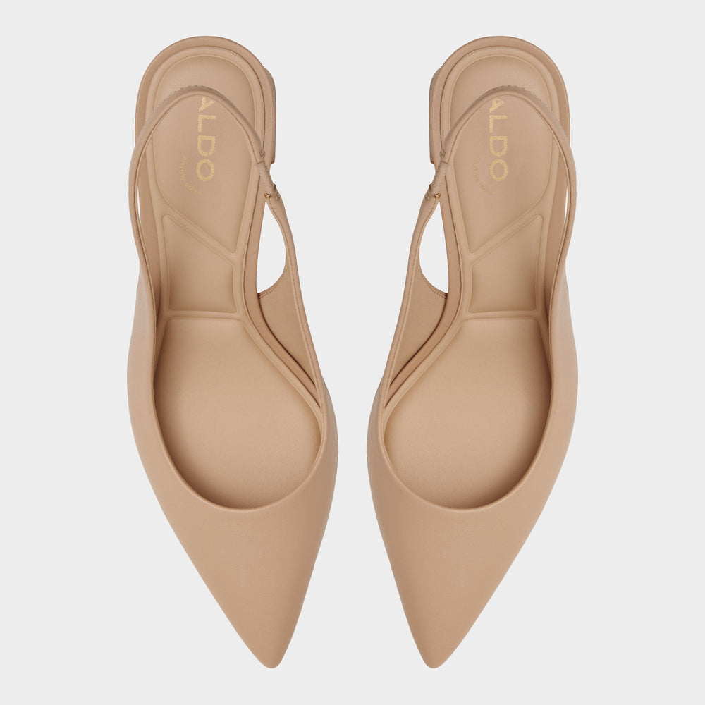 Beige Uliana Beige Women's Block heels - Slingback heel, Block heel | Aldo